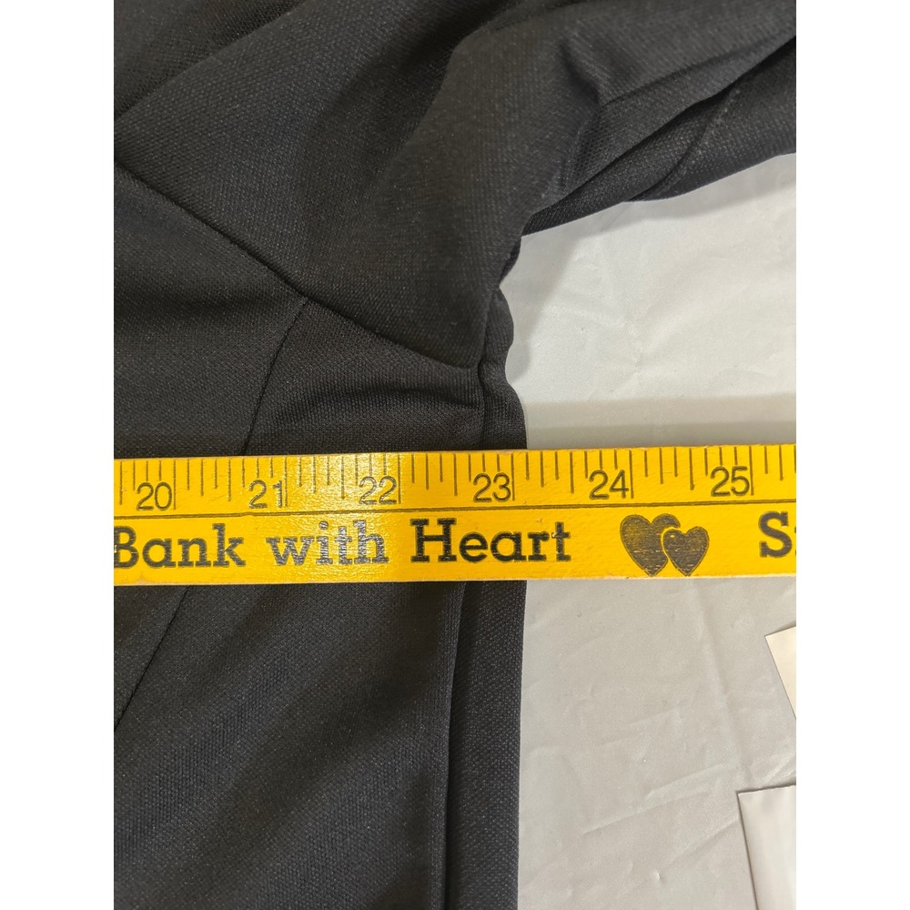 Calvin Klein Performance Mens XL Track Jacket Black Full Zip Reflective Piping - Picture 11 of 13
